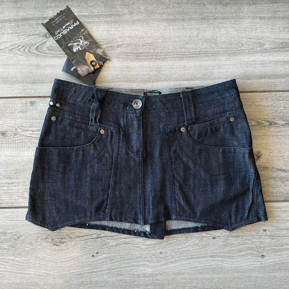 vintage NWT parasuco mini skirt